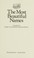 Cover of The most beautiful names =